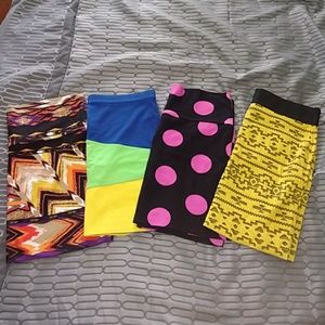 Four Mini Skirts NWOT